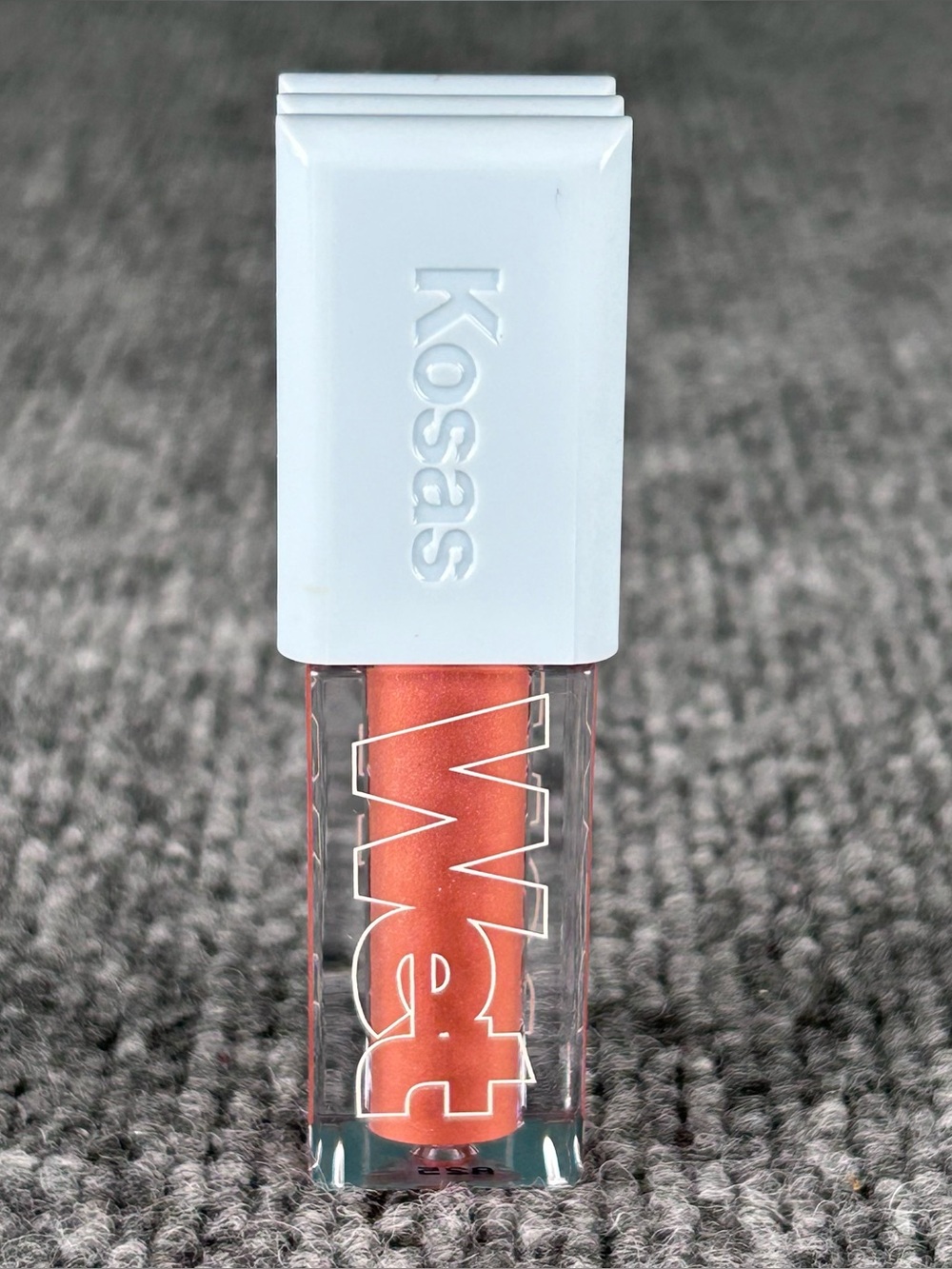 KOSAS Wet Lip Oil Plumping Peptide Lip Treatment Gloss in Unbuttoned ~ Full Size